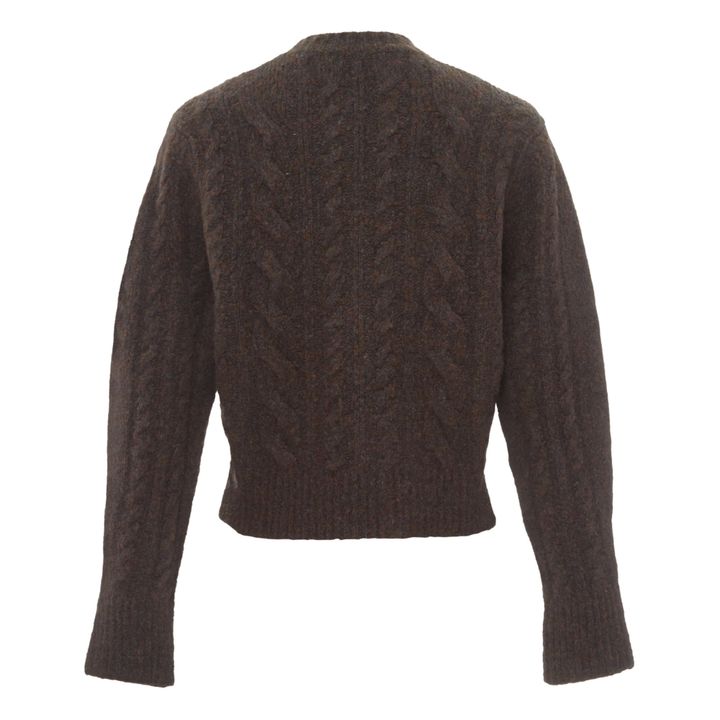 Terry Cardigan | Brown- Product image n°4