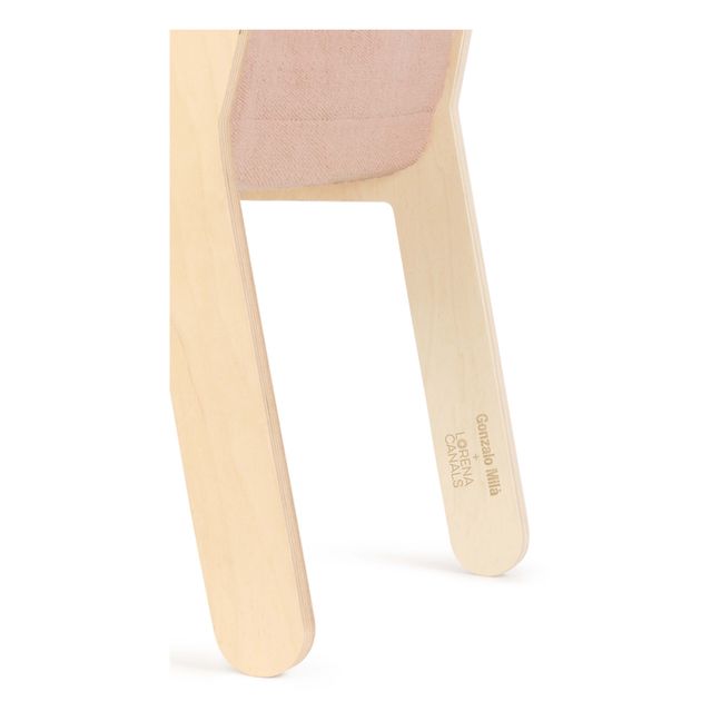 Chaise Sillita en bouleau déhoussable | Nude