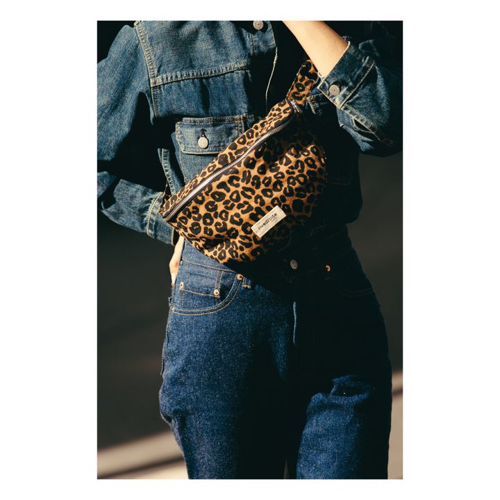 Custine Recycled Cotton Belt Bag | Leopard- Product image n°1