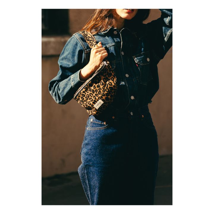 Custine Recycled Cotton Belt Bag | Leopard- Product image n°3