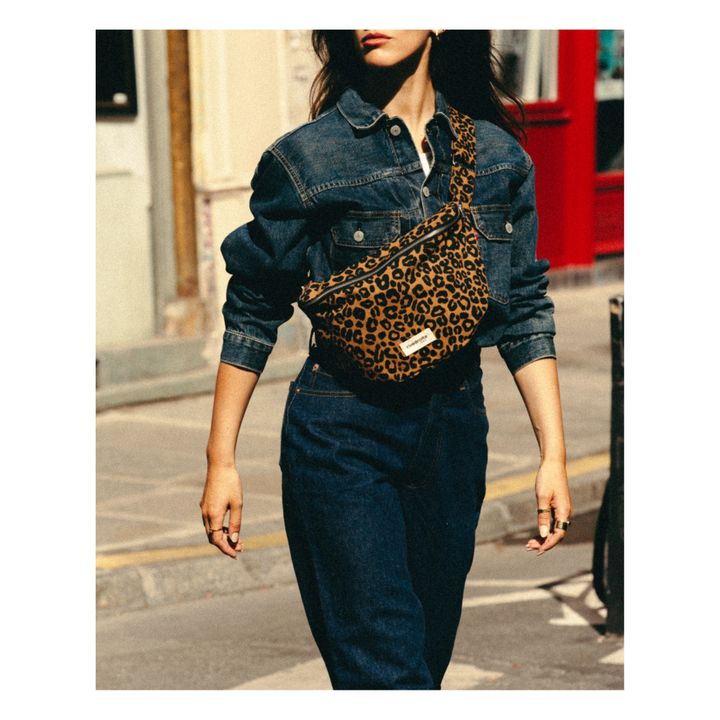 Custine Recycled Cotton Belt Bag - XL | Leopard- Product image n°1