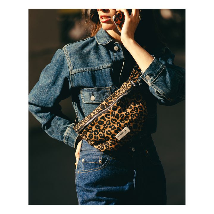 Custine Recycled Cotton Belt Bag - XL | Leopard- Product image n°3