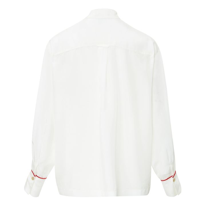 Habotai Silk Shirt | Weiß- Produktbild Nr. 1