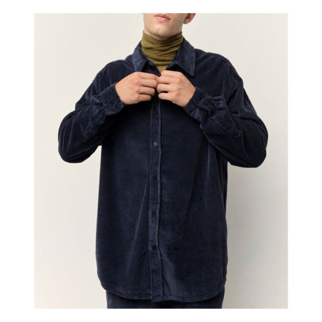 Padow Velour Jacket | Blu marino
