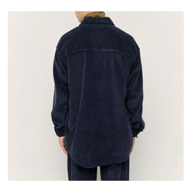 Padow Velour Jacket | Blu marino