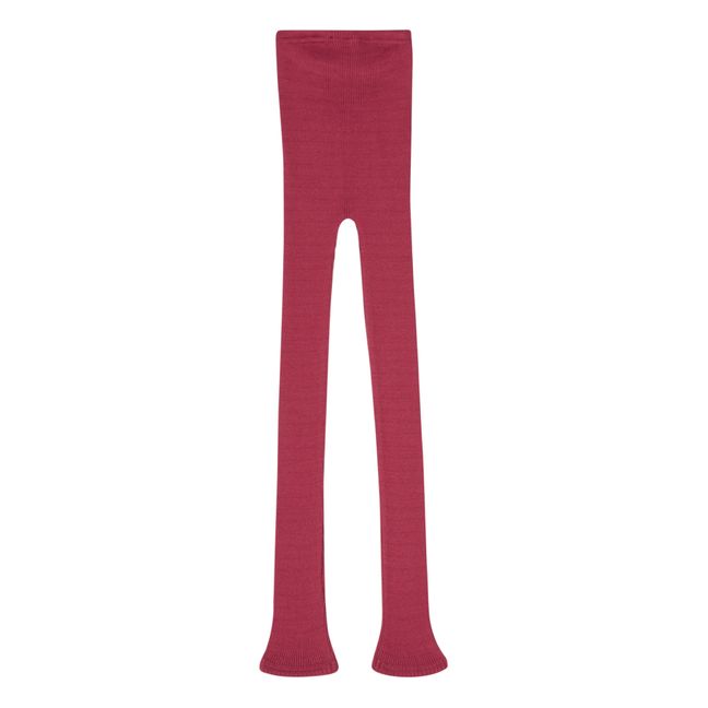 Bieber Cotton and Silk Leggings | Red