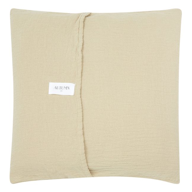 Organic Cotton Jacquard Cushion Roble