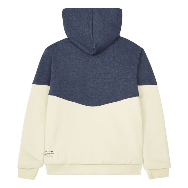 Basement Zip-Up Hoodie | Cremefarben