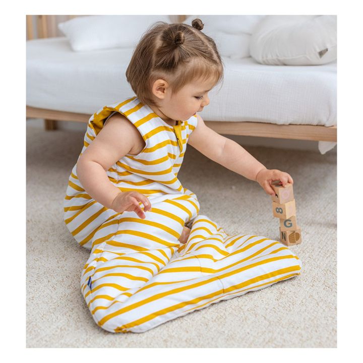 Baby Wendeschlafsack für jede Jahreszeit | Senffarben- Produktbild Nr. 6