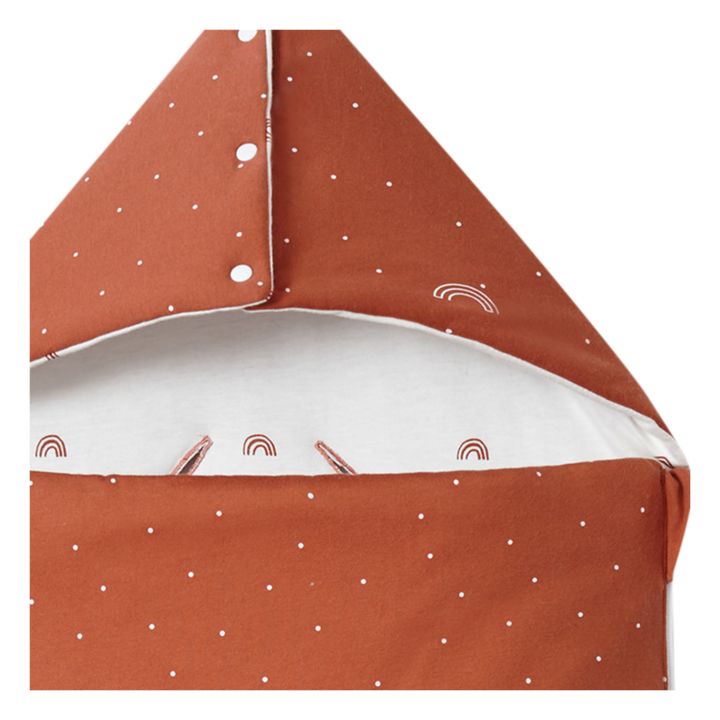 Umkehrbarer Babyschlafsack für jede Jahreszeit | Terracotta- Produktbild Nr. 2