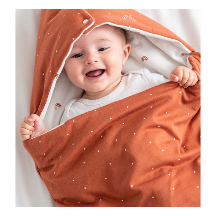 Umkehrbarer Babyschlafsack für jede Jahreszeit | Terracotta- Produktbild Nr. 3