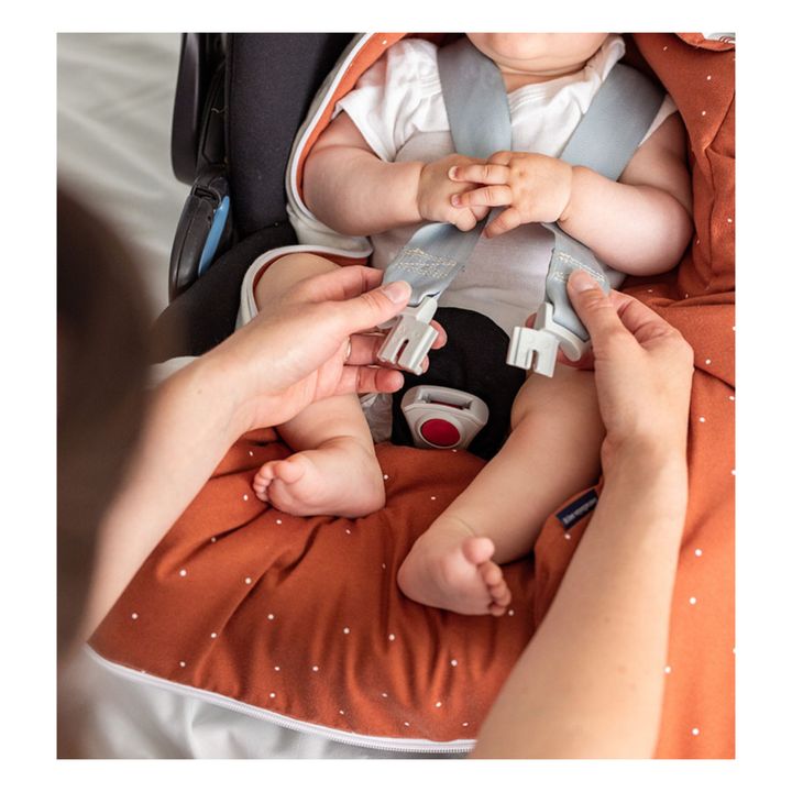 Umkehrbarer Babyschlafsack für jede Jahreszeit | Terracotta- Produktbild Nr. 5