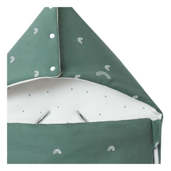 Umkehrbarer Babyschlafsack für jede Jahreszeit | Grün