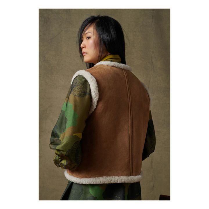 Ours Shearling Jacket | Honiggelb- Produktbild Nr. 4