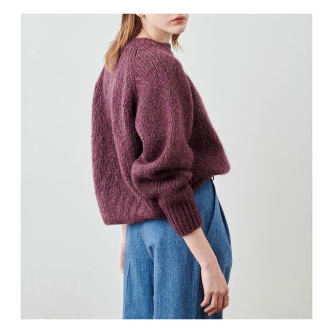 Miri Alpaca Sweater | Pflaume