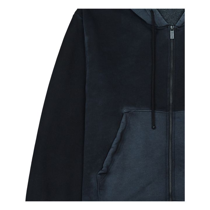 Brooklyn Oversize Zip-Up Sweatshirt | Nero carbone- Immagine del prodotto n°1
