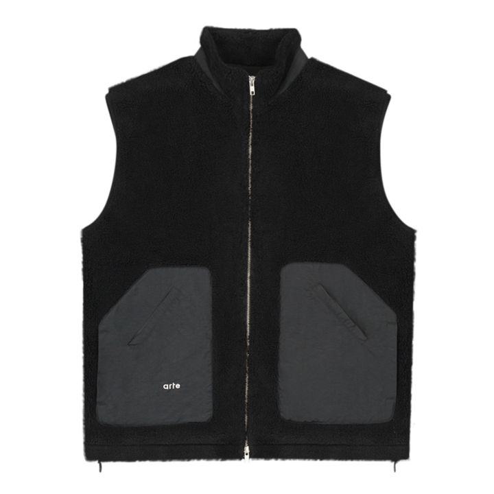 Arte Antwerp Vince Sherpa Jacket Black Smallable