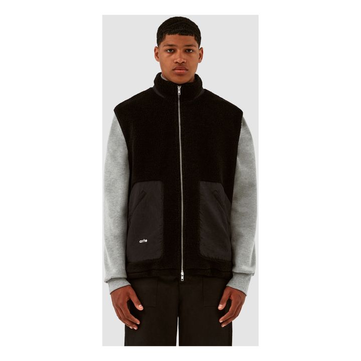 Arte Antwerp Vince Sherpa Jacket Black Smallable