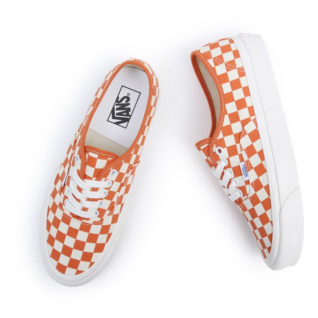 Authentic 44 DX Checkerboard Sneakers | Naranja