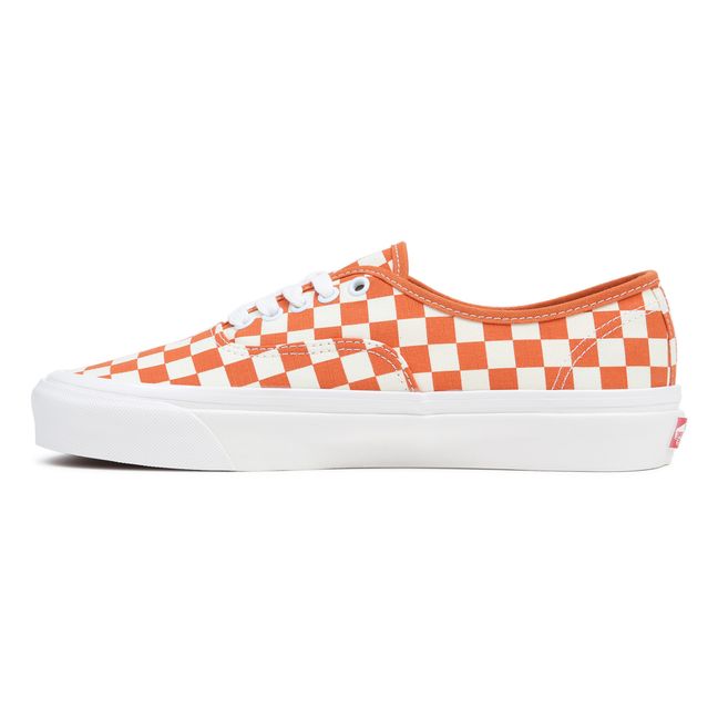 Authentic 44 DX Checkerboard Sneakers Arancione