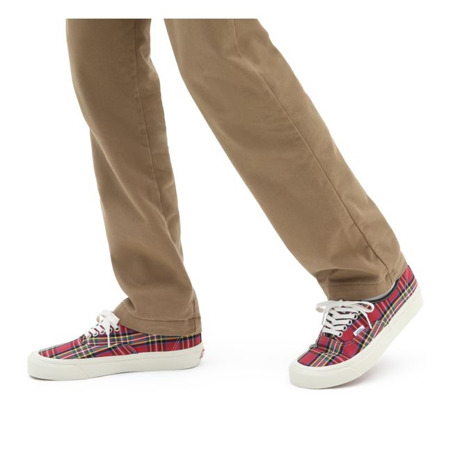 Authentic 44 DX Plaid Sneakers | Rosso