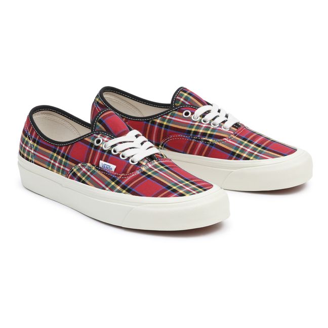 Authentic 44 DX Plaid Sneakers | Rosso