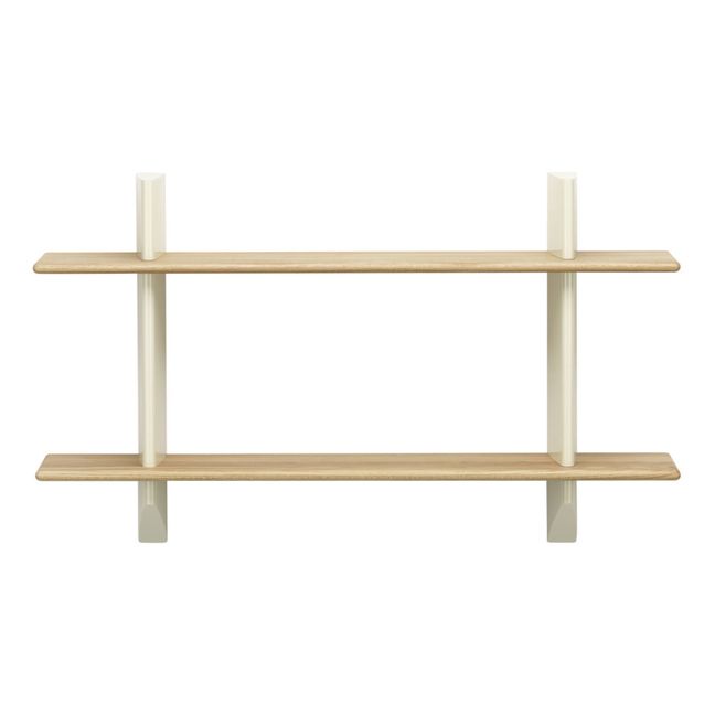 Wall-mounted shelving | White