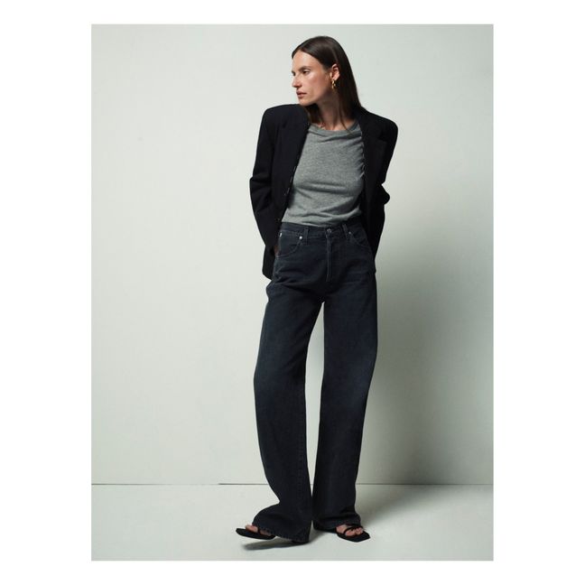 Annina Organic Cotton Jeans | Fade to black