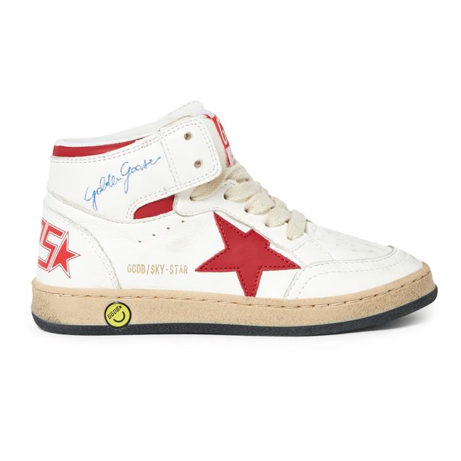 Sky Star High-top Sneakers Cherry red