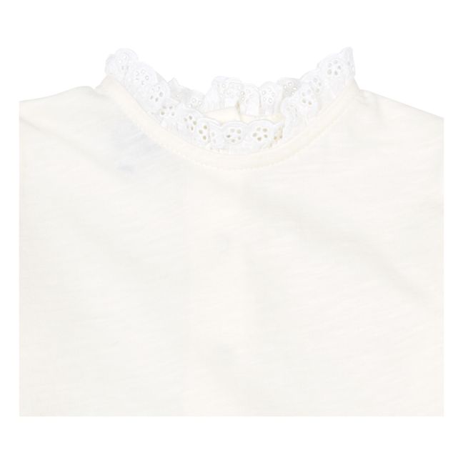Tilia Organic Cotton Lace Collar T-Shirt and Legging Set | Crudo
