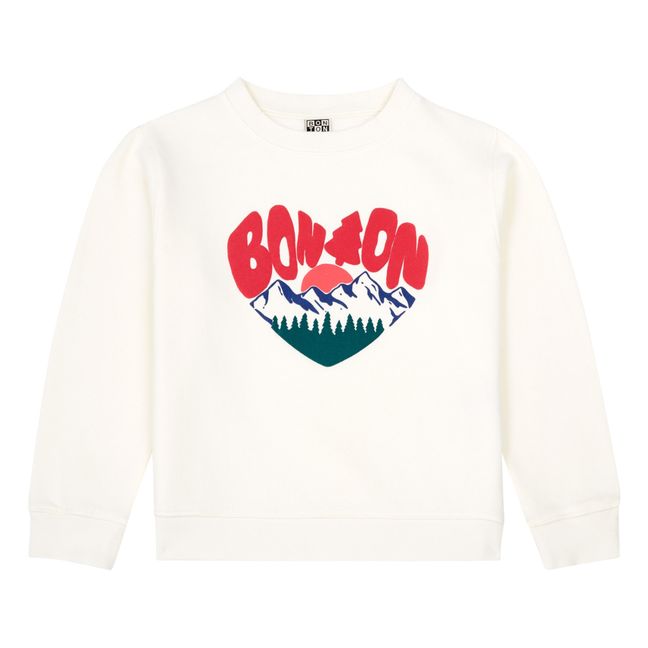 Organic Cotton Ski Sweatshirt | Ecru