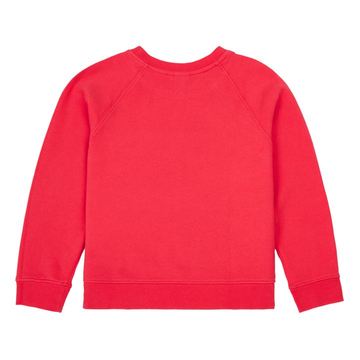Organic Cotton Ski Sweatshirt | Rojo- Imagen del producto n°2