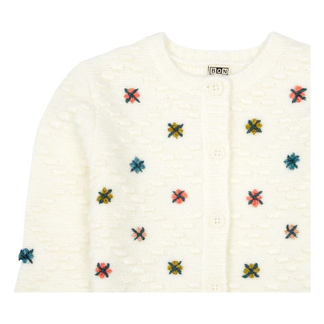 Tiflower Embroidered Cardigan | Crudo