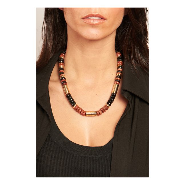 Shirley Sunset Necklace | Terracotta