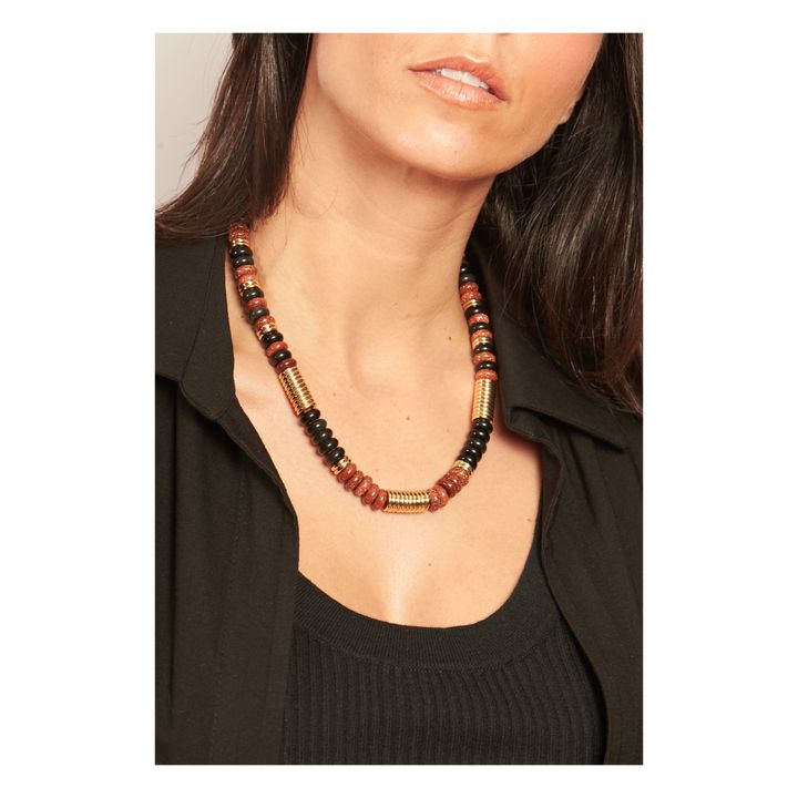 Shirley Sunset Necklace | Terracotta- Product image n°2