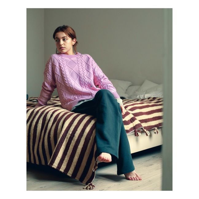 Pull Maryse Laine Mérinos | Rose