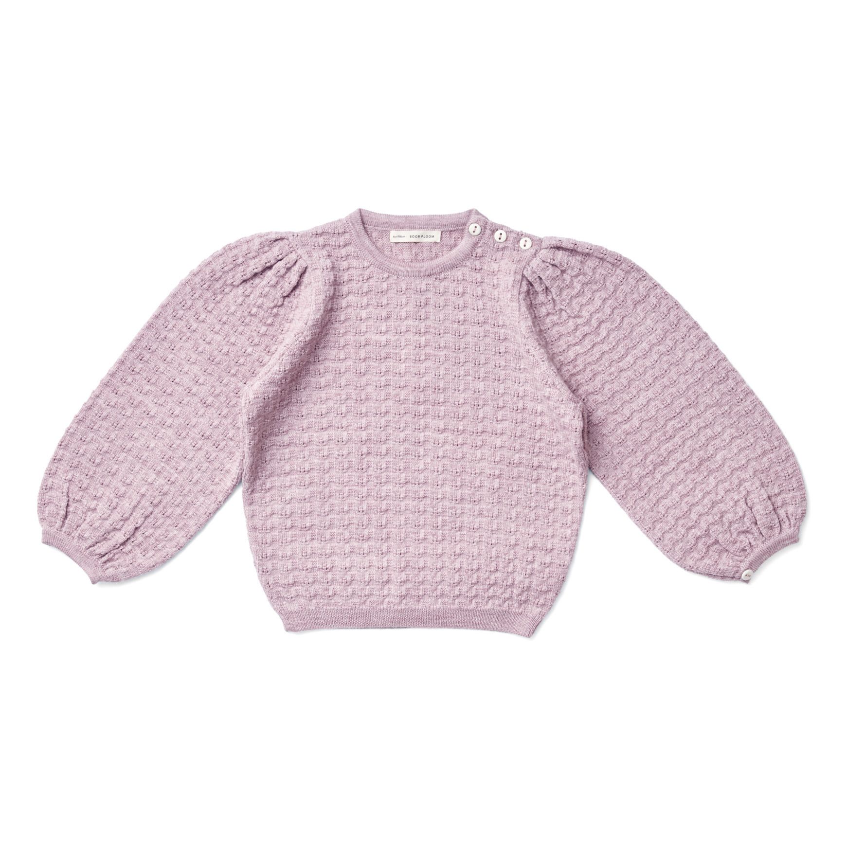 Soor Ploom - Agnes Merino Wool Jumper - Mauve | Smallable