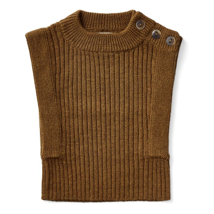 Everdine Merino Wool Vest | Caramel- Product image n°0