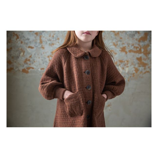 Ruth Merino Wool Coat | Caramelo