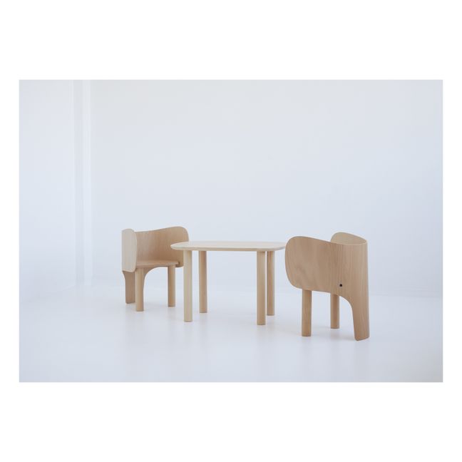 Sedia Elefante in legno di faggio di Marc Venot