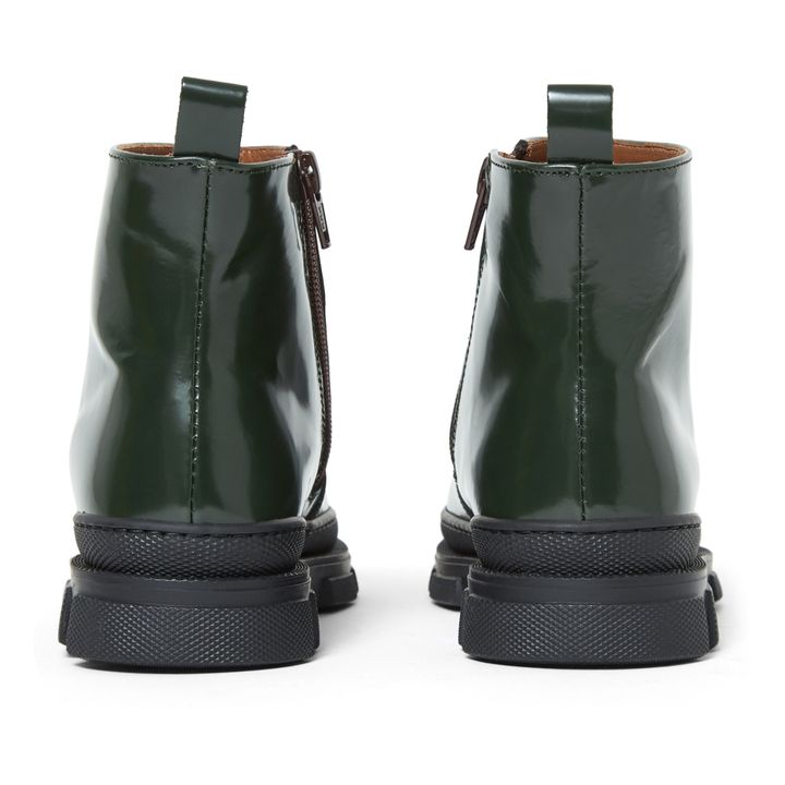 Boots with Thick Soles | Dunkelgrün- Produktbild Nr. 2