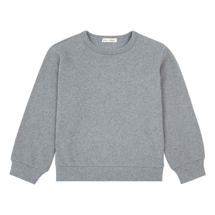 Elbow Patch Jumper | Heather grey- Product image n°0