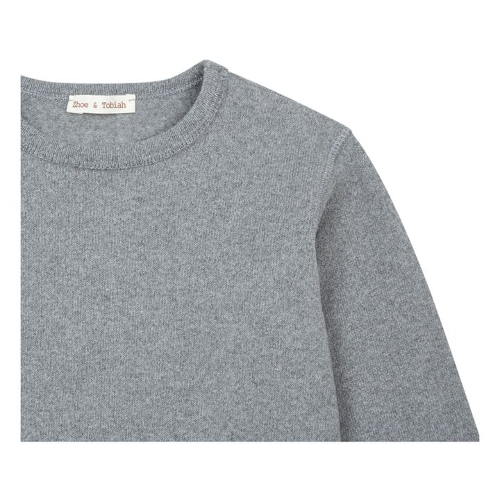 Elbow Patch Jumper | Heather grey- Product image n°1