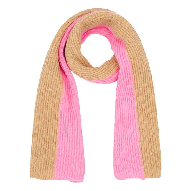 Boys Two-Tone Scarf Pink