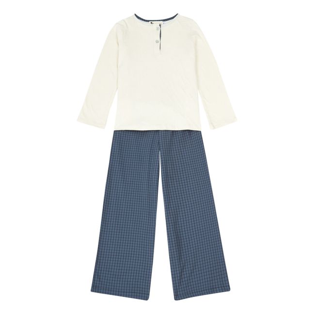 Quattro Pyjamas | Grey blue