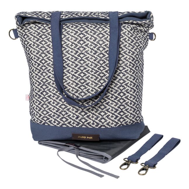Multi-Position Changing Bag | Navy blue