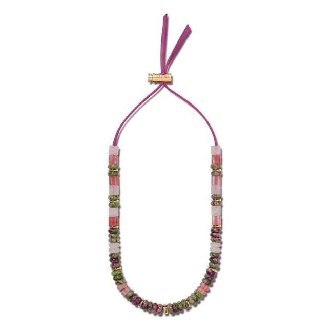 Nina Sunset Necklace | Pink