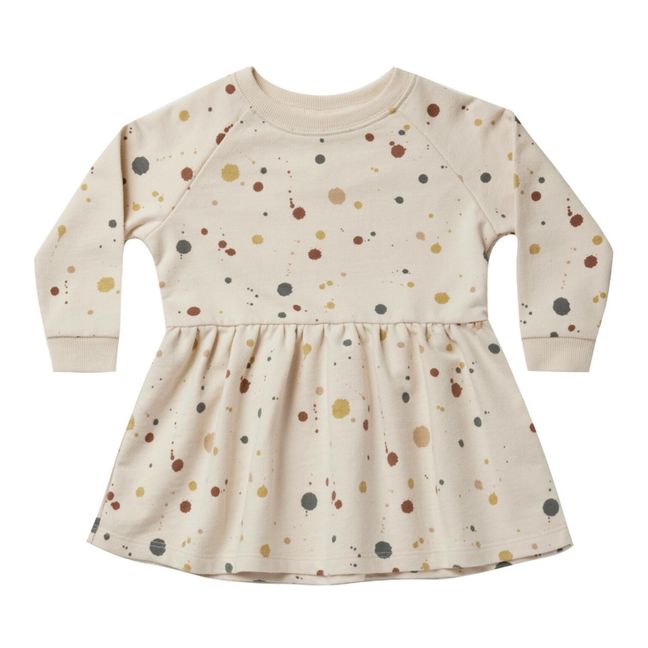 Spotted Dress | Cremefarben