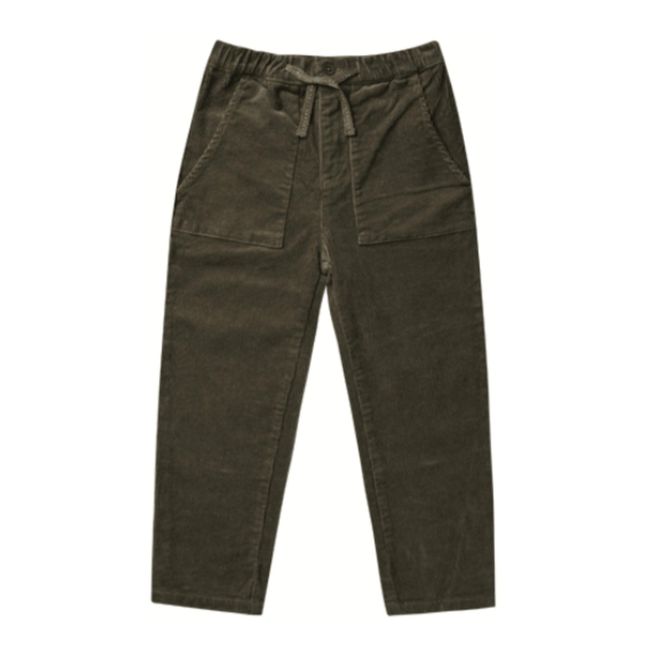 Oliver Corduroy Trousers | Verde militare
