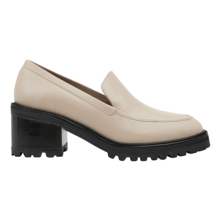 Saga Heel Loafers | Cream- Product image n°0